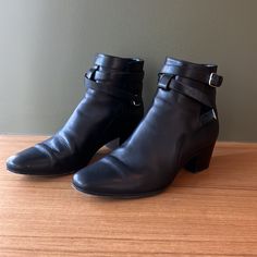 These Saint Laurent Wyatt Jodhpur Boots Have Been Lightly Used For One Season. You Can See The Wear At The Bottom On The Photos Provided. The Black Leather Is In Good Condition With No Marks Or Scratches. There’s Normal Creasing In The Leather. Used With Box. Jodhpur Boots, Christmas Board, Saint Laurent Shoes, Jodhpur, The Black, Bootie Boots, Womens Boots, Saint Laurent, Ankle Boots