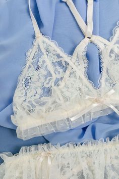 Elevate your bridal glow and slip on ourlLacy ruffle triangle bralette. A confidence-boosting bralette every bride deserves. 💍 Lacy Bralettes, Bridal Gift Box, Date Night Gifts, Corsets And Bustiers, Decorative Bows, Triangle Bralette, Scalloped Trim, Bridal Lingerie, Black Lingerie