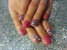 Rose Print, Spring Nails, Nails