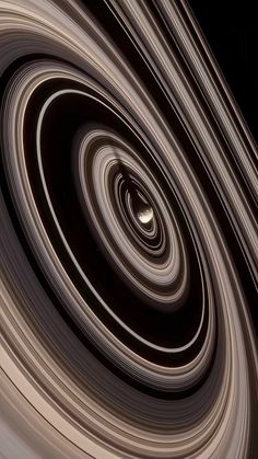 an image of saturn's rings taken from the hubblee camera in space