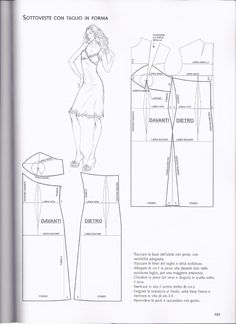 an image of a woman's dress sewing pattern on the appliance screen