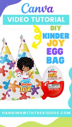 Egg Party, Diy Videos Tutorials, Unique Party Favors, Custom Party Favors, Chip Bags, Diy Tags, Diy Videos, Custom Party, Bag Tags