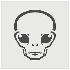 an alien with headphones on it's ears is shown in black and white