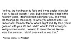 an image of a quote from nicholas sparks