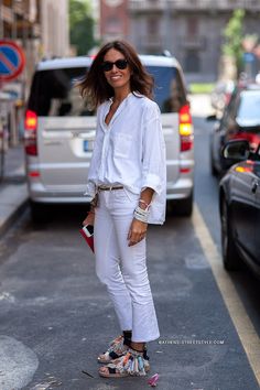 Mode Ab 50, Giovanna Battaglia, Fashion 2015, Mens Fashion Week, Outfit Trends, White Outfits, Outfits Casuales, Fashion Week Spring