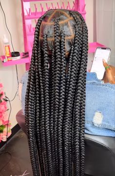 Twisted Hair, Braided Hairstyles For Black Women Cornrows, Big Box Braids, Cute Box Braids, Cute Braided Hairstyles, Cute Box Braids Hairstyles, Quick Braided Hairstyles