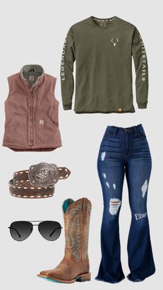 Country Girl Style Outfits, Cute Cowgirl Outfits, Looks Country, Estilo Country