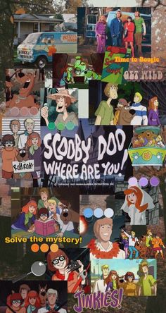 many different cartoon characters are shown in this collage with the words sorry do where are you