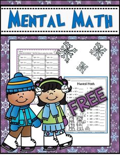 Mental Math for 2nd grade---FREE math Math For Second Grade, Envision Math, Math Fluency, Number Talks, Maths Games, Eureka Math, Daily 3, Winter Math, 2nd Grade Classroom