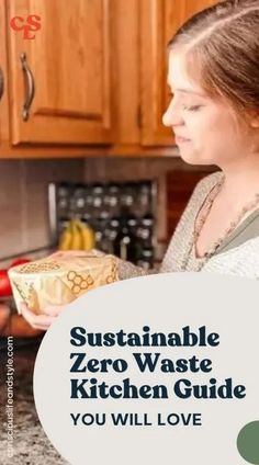 16 Easy Sustainable & Zero Waste Kitchen Swaps Plastic Free Kitchen, Kitchen Guide, Reusable Coffee Filter