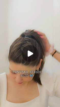 Hairstyle Of Ponytail, Cute Ponytail For Long Hair, Hairstyles Of Ponytail, Cute Long Ponytail Hairstyles, Hair Styles For Small Hair, Ponytail For Straight Hair, Easy Cute Ponytails For Medium Hair, Long Hairstyles Easy Simple, Ponitel Hairstyle