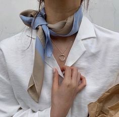 Scarf Women Fashion, Looks Chic, 가을 패션