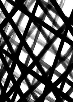 black and white photograph of an abstract design