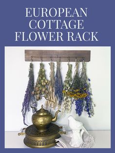 the cover of european cottage flower rack