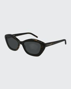 Saint Laurent Sunglasses, Anthony Vaccarello, Acetate Sunglasses, Rive Gauche, Monogrammed Items, Curator Style, Sunglasses Accessories, Neiman Marcus, Yves Saint Laurent