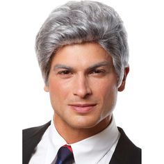 PRICES MAY VARY. Wig Standard Grey Wig Classic Costumes, Wig Costume, Mens Wigs, Grey Wig, Bill Clinton, Wig Making, Costume Wigs, Couple Halloween Costumes, Couples Costumes