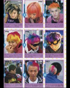 Tokyo 90s Fashion, 90s Tokyo, Edge Hairstyles, Harajuku Hairstyle, Late 90s Fashion, Growth Of Hair, Fruits Magazine, Book Design Inspiration, Reading More