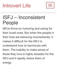 Relatable... Isfj Personality Humor, Isfj Dating, Isfj Problems, Introverted Sensing, Myers Briggs Personality Test, Introverts Unite