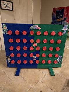 a giant game board sitting on the floor