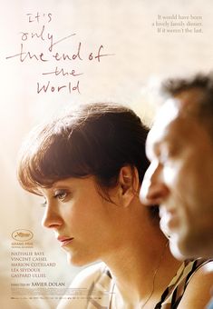 a movie poster with a man and woman staring into each other's eyes