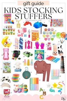 The best stocking stuffer ideas for kids! Kids will love finding these gifts, toys, and smaller items in their stockings on Christmas. Gifts For A 2 Year Boy, Christmas Gifts 2024 Kids, Christmas Stockings Gift Ideas, Inexpensive Kids Christmas Gifts, Christmas Gift Guide For Kids, Stocking Ideas For Kids, Non Toy Christmas Gifts For Kids, Stocking Stuffers For Kids 8-10