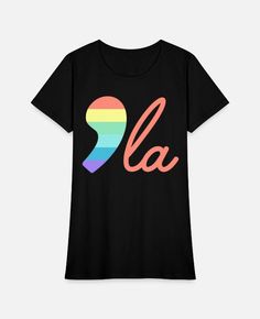 'Comma La Kamala Harris Rainbow Election 2024' Women's T-Shirt | Spreadshirt