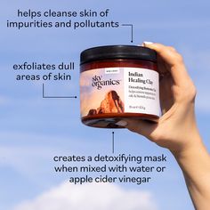 When mixed with water or apple cider vinegar, this pure bentonite clay powder becomes a detoxifying mask that exfoliates away dull skin and pore-clogging impurities. Bentonite Clay Face Mask, Indian Healing Clay, Deep Clean Pores, Healing Clay, Clay Face Mask, Blemish Remover, Clay Face, Clay Faces, Bentonite Clay