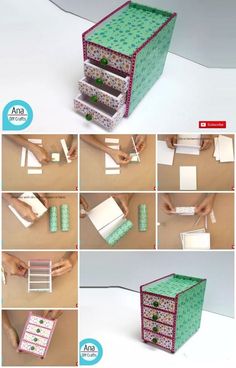 the instructions to make an origami jewelry box