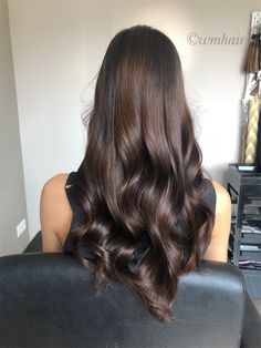 Chocolate Black Tea Hair, Cool Brunette Hair Color, Free Hairstyle, Hair Styles Ideas, Mocha Hair, Black Hair Balayage, Brown Hair Looks, Brown Hair Inspo, Fresh Haircut