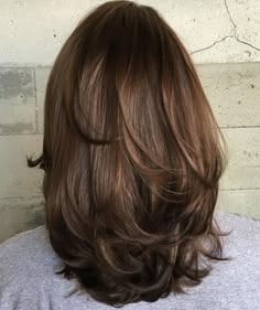 Medium Layered Haircut For Thick Hair Layered Thick Hair, Thick Hair Cuts, Medium Layered Haircuts, Medium Layered, Layered Haircut, Mid Length Hair, Haircut For Thick Hair