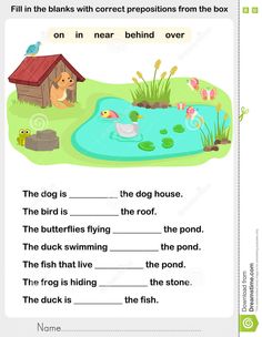 a worksheet for children to learn how to read the words in their book