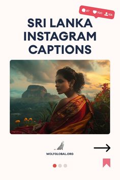 Woman in traditional sari looking at a Sri Lankan landscape at sunset.
Graphic showcasing highlights of Sri Lankan travel with checklist and website link.
A smiling woman with a laptop surrounded by social media icons, advertising an Instagram engagement pod. Sri Lanka Instagram, Sri Lanka Quotes, Sri Lanka Vacation, Ella Sri Lanka, Sri Lanka Beach, Travel Captions, Ig Captions, Another Day In Paradise, Beach Quotes