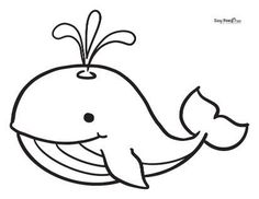 a cartoon whale with its mouth open and it's nose hanging out to the side