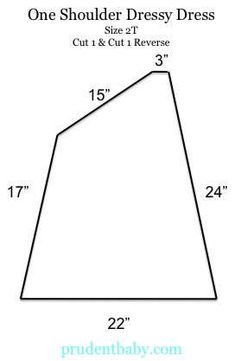 a diagram showing how to measure the length of a dress