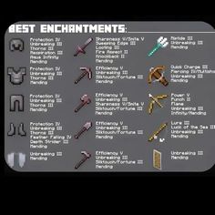 the best enchantments in minecraft for beginners to use on pc or mac