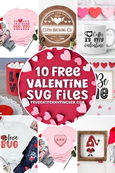 Free Valentine’s Day SVG files for t-shirts, wall art, wood signs, mugs, and more, perfect for Cricut and Silhouette projects, Valentine’s crafts, or personalized gifts. Valentine Svg Free, Valentine Svg Files, Free Svgs, Valentines Day Svg, Valentine Projects, Valentine's Day Decor, Valentine Svg, Free Valentine