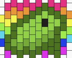 an image of a colorful pattern that looks like it is made out of squares and lines