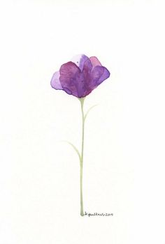 watercolor violet Violet Flower Tattoos, Violet Tattoo, Tattoo Watercolor, Violet Flowers, Flowers Png, Trendy Flowers, Violet Flower, Watercolor Inspiration