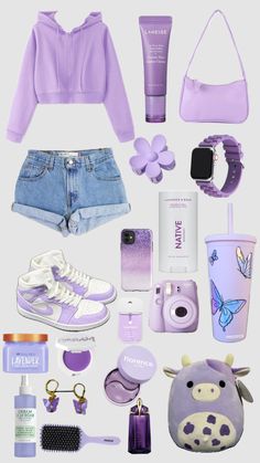 Mochila Kpop, Purple Outfit, Casual Outfits For Teens, Purple Outfits