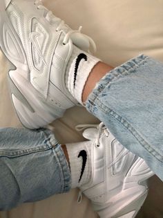 ☁️ Nike Techno M2k, Nike Techno, Fashion Brenda, Attractive Style, Nike M2k, Jordan Shoes Girls, Heels Classy