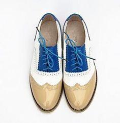 Vintage Mismatch Genuine Leather Oxford Brogues - 6 Styles – watereverysunday Shoes Matching Outfit, Ladies Brogues, Shoes Matching, Flat Oxford Shoes, Brogues Shoes, Spring Shoes Women, Women Brogues, Oxford Shoes Style, Oxford Shoes Outfit