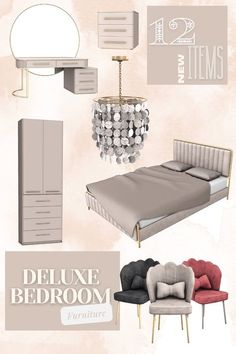 #homedecor, #interiordesign, #homedesign, #decor inspiration Preppy Furniture, Deluxe Bedroom, Living Room Sims 4, Sims 4 Cc Furniture Living Rooms, Old Money House, Sims 4 Kitchen, Sims 4 Tsr, Play Sims 4, Sims 4 Bedroom