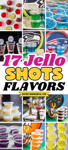 17 Jello Shot Flavors