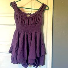 Unworn Romper Great Condition Funky Tops, Funky Fits, Purple Clothes, Purple Clothing, Urban Outfitters Romper, Funky Style, Dresses Purple, Purple Outfits, Dream Style