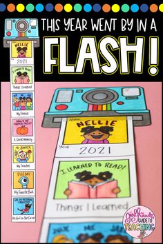 this year we went in a flash book for the kids to learn how to read