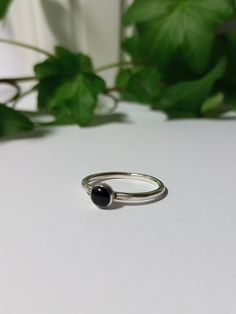 Handmade minimalistic ring made from silver with black onyx stone Every piece is made by me from sterling silver (Ag 925) Silver Rings With Black Stones, Minimalist Sterling Silver Midi Rings With Polished Finish, Everyday Silver Onyx Jewelry, Minimalist Black Sterling Silver Ring, Minimalist Black Sapphire Ring For Gift, Minimalist Black Sapphire Ring As Gift, Classic Black Sapphire Ring In Sterling Silver, Minimalist Sterling Silver Crystal Ring, Handmade Minimalist Sterling Silver Crystal Ring