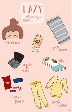 Self Care Sick Days, Lazy Day Essentials, Lazy Day Ideas, Self Care When Sick, Sick Self Care, Lazy Day Aesthetic, Sick Day Aesthetic, Sick Day Essentials, Self Care Day