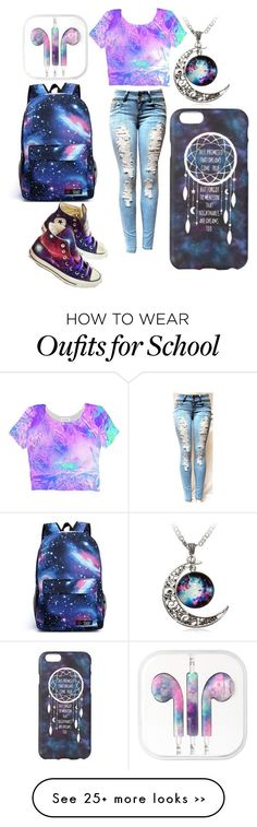 School galaxy outfit by fashionforeveeer on Polyvore Birthday Outfit For School, Outfit For School, School Sets, Stil Boho, Nike Shoes Women, Fashion Mode, Pretty Little Liars, Go Shopping