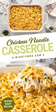 Chicken Noodle Casserole Bake