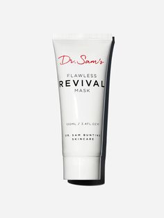 Flawless Revival Mask – Dr Sam's Mild Acne, Thick Moisturizer, Overnight Mask, Glass Of Water, Boost Collagen Production, Lactic Acid, Spf Sunscreen, Dehydrated Skin, Body Treatments